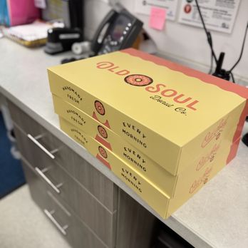 Old Soul Donut - 3 dozen Glazed Donuts (1 Dozen) given to students and staff participating in Saturday school - Coffee & Tea Near Me - Jacksonville, Florida Old Soul Donut - 3 dozen Glazed Donuts (1 Dozen) given to students and staff participating in Saturday school - Coffee & Tea Near Me - Jacksonville, Florida