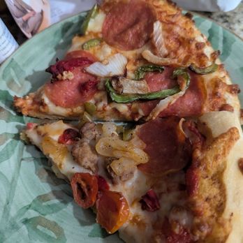 Pizza Hut - That spicy marinara is the bomb! Cold pizza, did not have time for dinner at work. Hubby bought it tonight:) - Pizza Near Me - Kodak, Tennessee Pizza Hut - That spicy marinara is the bomb! Cold pizza, did not have time for dinner at work. Hubby bought it tonight:) - Pizza Near Me - Kodak, Tennessee