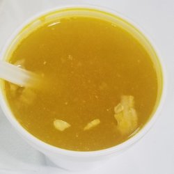 Bagels & Deli - Chicken soup with carrots