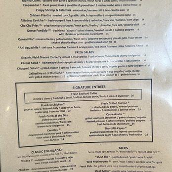 Cha Cha's Latin Kitchen - Menu - Mexican Near Me - Irvine, California Cha Cha's Latin Kitchen - Menu - Mexican Near Me - Irvine, California