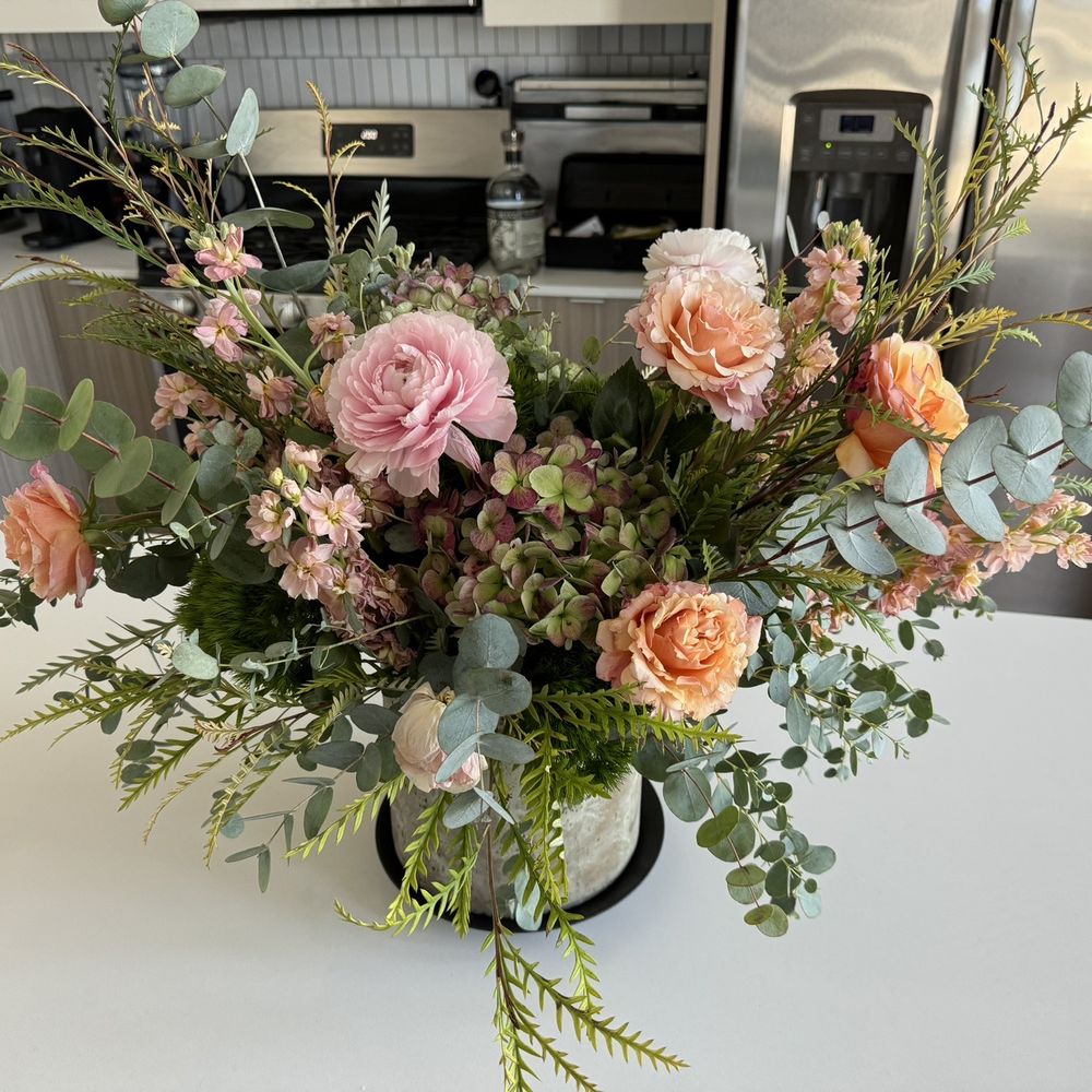 Flowers from French Buckets