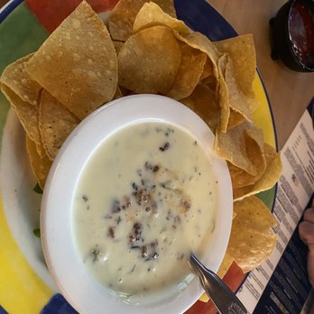 Azteca D'oro Mexican Restaurant Lakeland - Queso with chorizo. - Mexican Near Me - Lakeland, Florida