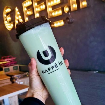 CAFFE:iN - @eatingsfrom - Matcha Ice Cream Milk Green Tea (XL size) - Coffee & Tea Near Me - Union City, California