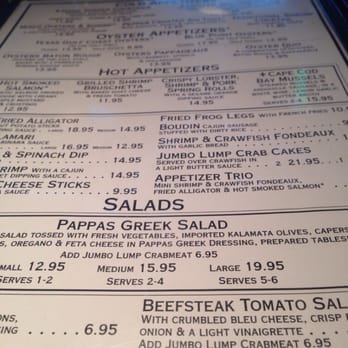Pappadeaux Seafood Kitchen - Appetizer menu - Cajun/Creole Near Me - Springdale, Ohio Pappadeaux Seafood Kitchen - Appetizer menu - Cajun/Creole Near Me - Springdale, Ohio