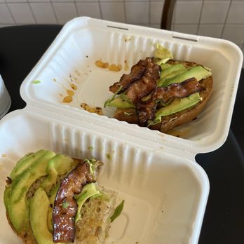 Blk Dot Coffee - Hot Honey Avocado Toast - Coffee & Tea Near Me - Newport Beach, California