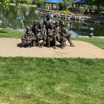 Addenbrooke Park - Bronze sculpture near the lake - Parks Near Me - Lakewood, Colorado Addenbrooke Park - Bronze sculpture near the lake - Parks Near Me - Lakewood, Colorado