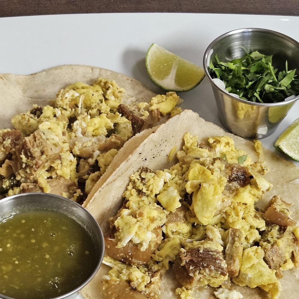 El Mananero - Scrambled eggs and chicharonnes tacos - Breakfast & Brunch Near Me - Clarksville, Indiana