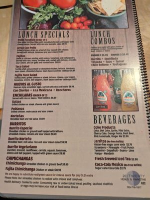 Menu photo 5 Don Cuervo Greenwood, IN