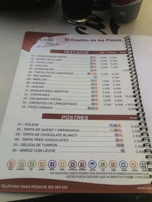 Menu photo 1 El Castillo de las Pizzas Dos Hermanas, SE