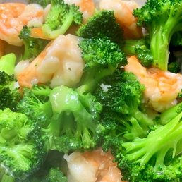 Broccoli Shrimp- order & they make it fresh! Broccoli Shrimp- order & they make it fresh!
