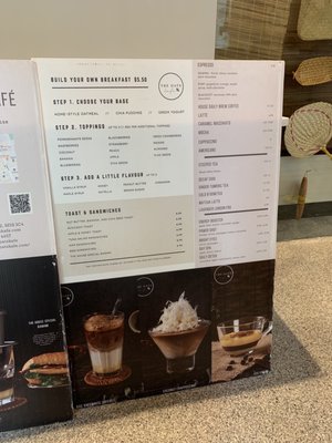Menu photo 1 The Oats Kafé Toronto, ON Menu photo 1 The Oats Kafé Toronto, ON