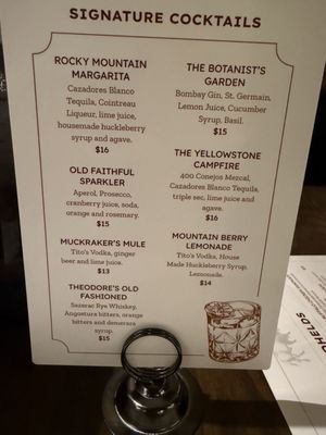 Menu photo 3 Roosevelts Jackson, WY Menu photo 3 Roosevelts Jackson, WY