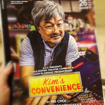 American Conservatory Theater - Kim's Convenience by Ins Choi, directed by Weyni Mengesha. A.C.T. Presents Soulpepper Theatre Company & Adam Blanshay Productions. - Performing Arts Near Me - San Francisco, California American Conservatory Theater - Kim's Convenience by Ins Choi, directed by Weyni Mengesha. A.C.T. Presents Soulpepper Theatre Company & Adam Blanshay Productions. - Performing Arts Near Me - San Francisco, California