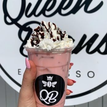 Queen Beans Espresso - a hand holding a cup of espresso - Coffee & Tea Near Me - Fort Smith, Arkansas