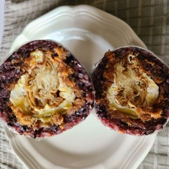 Yi Mei - Salty purple rice roll with egg. - Taiwanese Near Me - San Gabriel, California