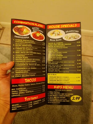 Menu photo 2 Taqueria Morelos Escondido, CA