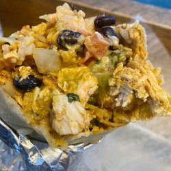La Victoria Taqueria - Marinated chicken burrito