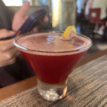 Eldridge House Grille - Blueberry tini - American Near Me - Lawrence, Kansas Eldridge House Grille - Blueberry tini - American Near Me - Lawrence, Kansas