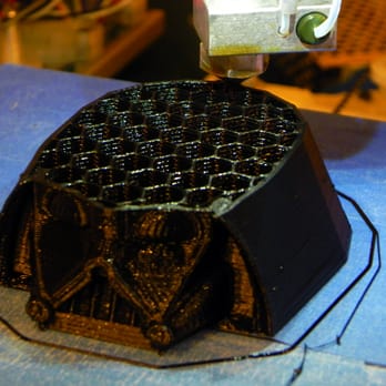 Loscon - 3D printer doing its thing in the maker area - Festivals Near Me - Los Angeles, California