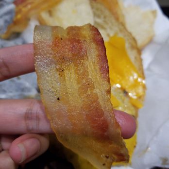 Kolache Bar - This didn't even SMELL like bacon, y'all going to give people stomach viruses - Donuts Near Me - Houston, Texas