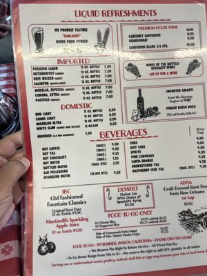 Menu photo 2 Original Antonio's Avalon, CA