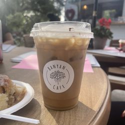The HER latte they made special for our vision board ladies get together