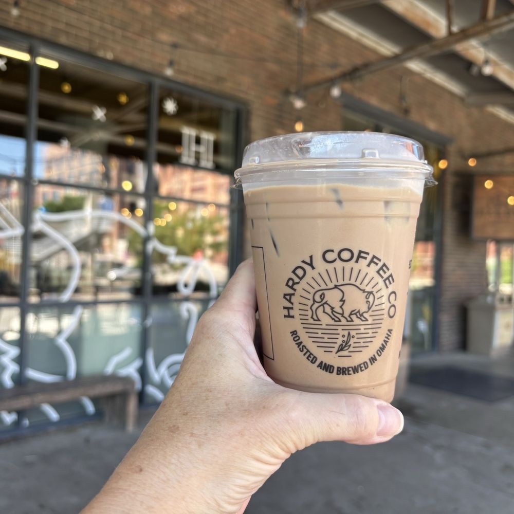 Hardy Coffee Co. - Iced Turtle Latte - Coffee & Tea Near Me - Omaha, Nebraska