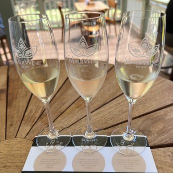 MauiWine - Sparkling Wine Flight - Wineries Near Me - Kula, Hawaii MauiWine - Sparkling Wine Flight - Wineries Near Me - Kula, Hawaii