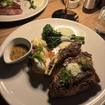 JOEY Maple - Bone-In Ribeye with peppercorn sauce - Steakhouses Near Me - Dallas, Texas JOEY Maple - Bone-In Ribeye with peppercorn sauce - Steakhouses Near Me - Dallas, Texas