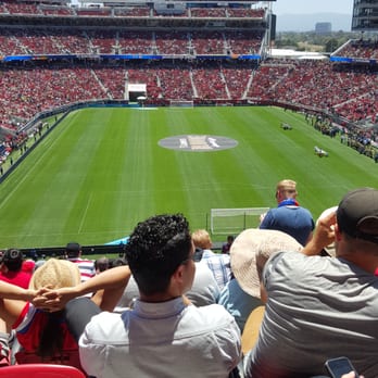 Levi's Stadium - Great view from Section 204. Lucky to be in partial shade. - Stadiums & Arenas Near Me - Santa Clara, California