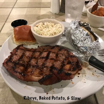 Country Crossroads Restaurant - Ribeye steak, Baked Potato, & Slaw - Southern Near Me - Lyons, Georgia Country Crossroads Restaurant - Ribeye steak, Baked Potato, & Slaw - Southern Near Me - Lyons, Georgia