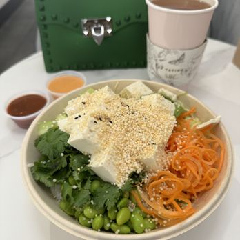 MTea - The best Poke Bowls! Soo much food for such a good price! For me this was 3 meals! Yum! - Bubble Tea Near Me - Princeton, New Jersey