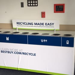 Best Buy Terre Haute - I do like that consistently at all Best Buys across the country, you will find the battery and electronic recycling bins at the front door.