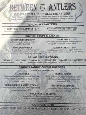 Menu photo 1 Between the Antlers Georgetown, SC Menu photo 1 Between the Antlers Georgetown, SC
