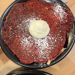 USC Notre Dame Killer Red Velvet Pancakes