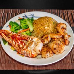 Sakura Hibachi Restaurant & Catering - Sakura Seafood Dinner