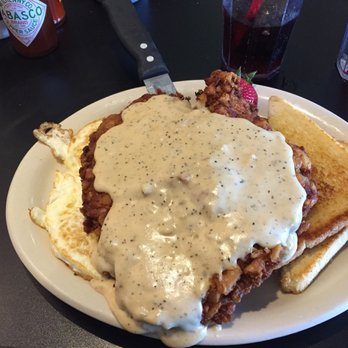 Jonathon's Diner - Huge portion chicken fried steak but no flavor :( - New American Near Me - Dallas, Texas Jonathon's Diner - Huge portion chicken fried steak but no flavor :( - New American Near Me - Dallas, Texas
