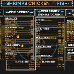 Shrimps Chicken & Fish