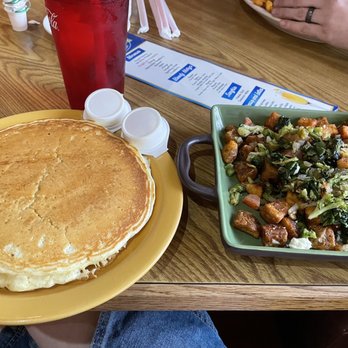 The Place - Veggie skillet (no eggs) and pancakes - Breakfast & Brunch Near Me - Glendale, Arizona The Place - Veggie skillet (no eggs) and pancakes - Breakfast & Brunch Near Me - Glendale, Arizona