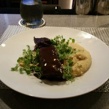 Ventanas Restaurant Bar & Lounge - Short Rib with popcorn grits (asked for extra grits) - Latin American Near Me - Miami, Florida Ventanas Restaurant Bar & Lounge - Short Rib with popcorn grits (asked for extra grits) - Latin American Near Me - Miami, Florida