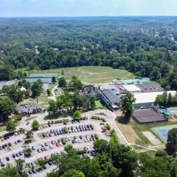 Upper Main Line Branch YMCA - The Upper Main Line YMCA in Berwyn, PA and it's 54-acre campus is shown from above.