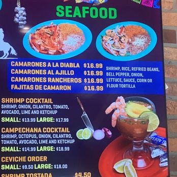 Los Caporales Taqueria - seafood menu - Breakfast & Brunch Near Me - Martinez, California