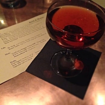 Brick & Mortar - Rosita cocktail, courtesy of Matt the Magnificent. - Lounges Near Me - Cambridge, Massachusetts
