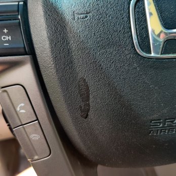 Safelite AutoGlass - Glue dripped on my steering wheel, it's hard like a rock, I can't get it off. - Auto Glass Services Near Me - Naples, Florida Safelite AutoGlass - Glue dripped on my steering wheel, it's hard like a rock, I can't get it off. - Auto Glass Services Near Me - Naples, Florida