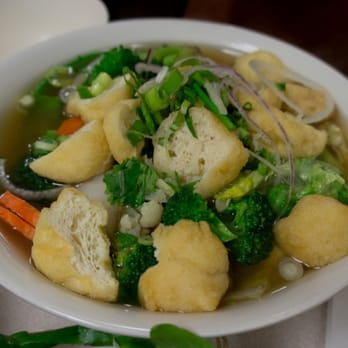 Pho Pasteur - vegetable pho with tofu - Vietnamese Near Me - Toronto, Ontario