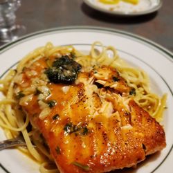 Cantina D'Italia - Salmon AL Forno: too oily + a bit salty