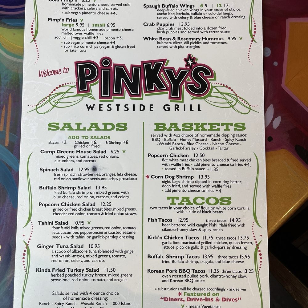 Pinky's Westside Grill - Burgers Near Me - Charlotte, North Carolina