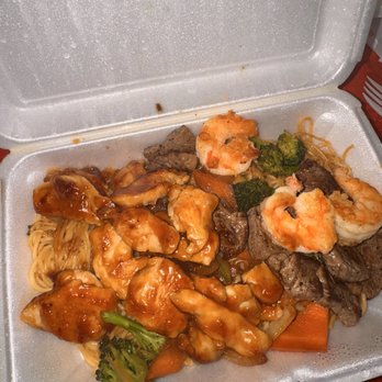 Grace Deli And Hibachi - Chicken, Steak & Shrimp Hibachi over noodles - Delis Near Me - Freeport, New York Grace Deli And Hibachi - Chicken, Steak & Shrimp Hibachi over noodles - Delis Near Me - Freeport, New York