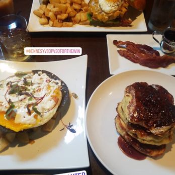 Hootch and Banter - HUEVOS RANCHERO, BRUNCH BURGER, ZOE PANCAKES - New American Near Me - Frederick, Maryland Hootch and Banter - HUEVOS RANCHERO, BRUNCH BURGER, ZOE PANCAKES - New American Near Me - Frederick, Maryland