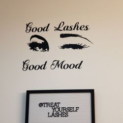 Treat Yourself Lashes - Follow on social media 
Facebook/ Instagram 
@treatyourselflashes